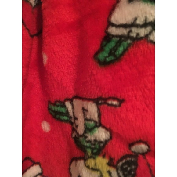 Snoopy Peanuts Christmas Toddler Boys Soft Fleece Bathrobe Robe Size 2T - Picture 8 of 8
